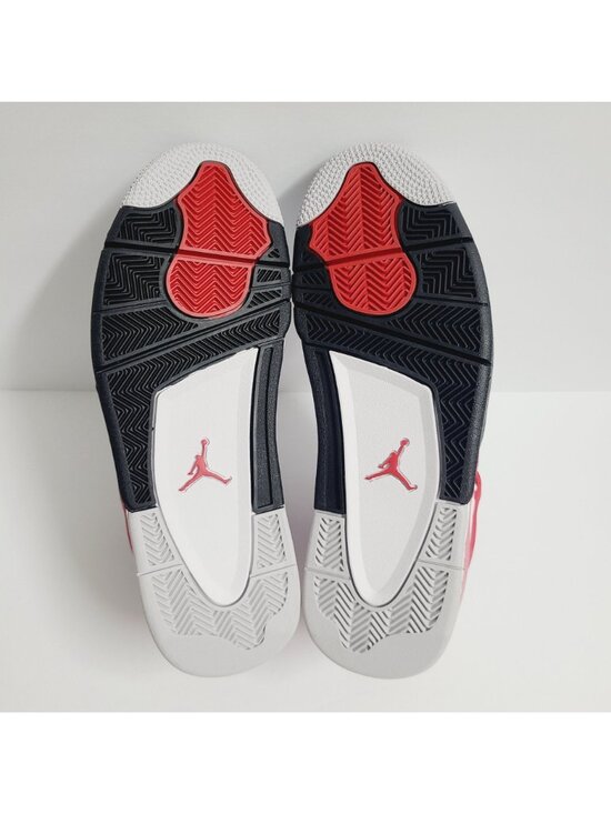 Nike Air Jordan 4 Retro Red Cement Shoes DH6927-161 Size 10 White Red B Grade #1 main image 5